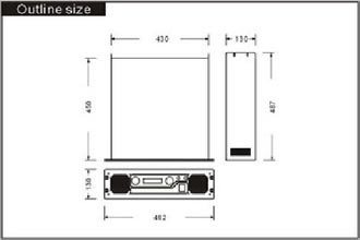 DSP SERIES PROFESSIONAL NETWORK POWER AMLIFIER